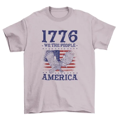 1776 America patriotic t-shirt