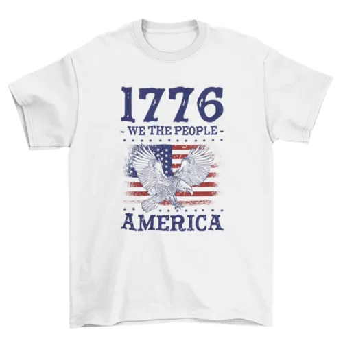 1776 America patriotic t-shirt