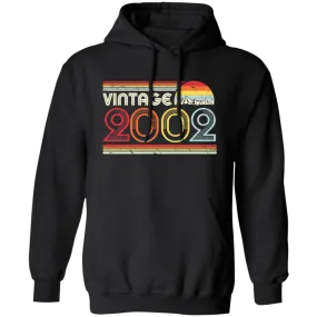 18th 2002 Birthday Gift, Product Classic, Vintage 2002, Love 2002 Pullover Hoodie