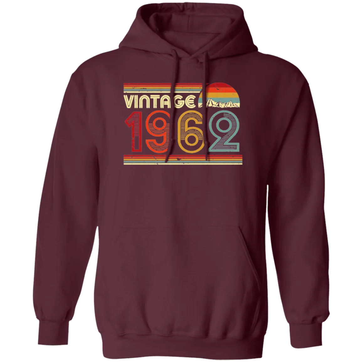 1962 Bithday Gift, Vintage 1962 Bithday Hoodie