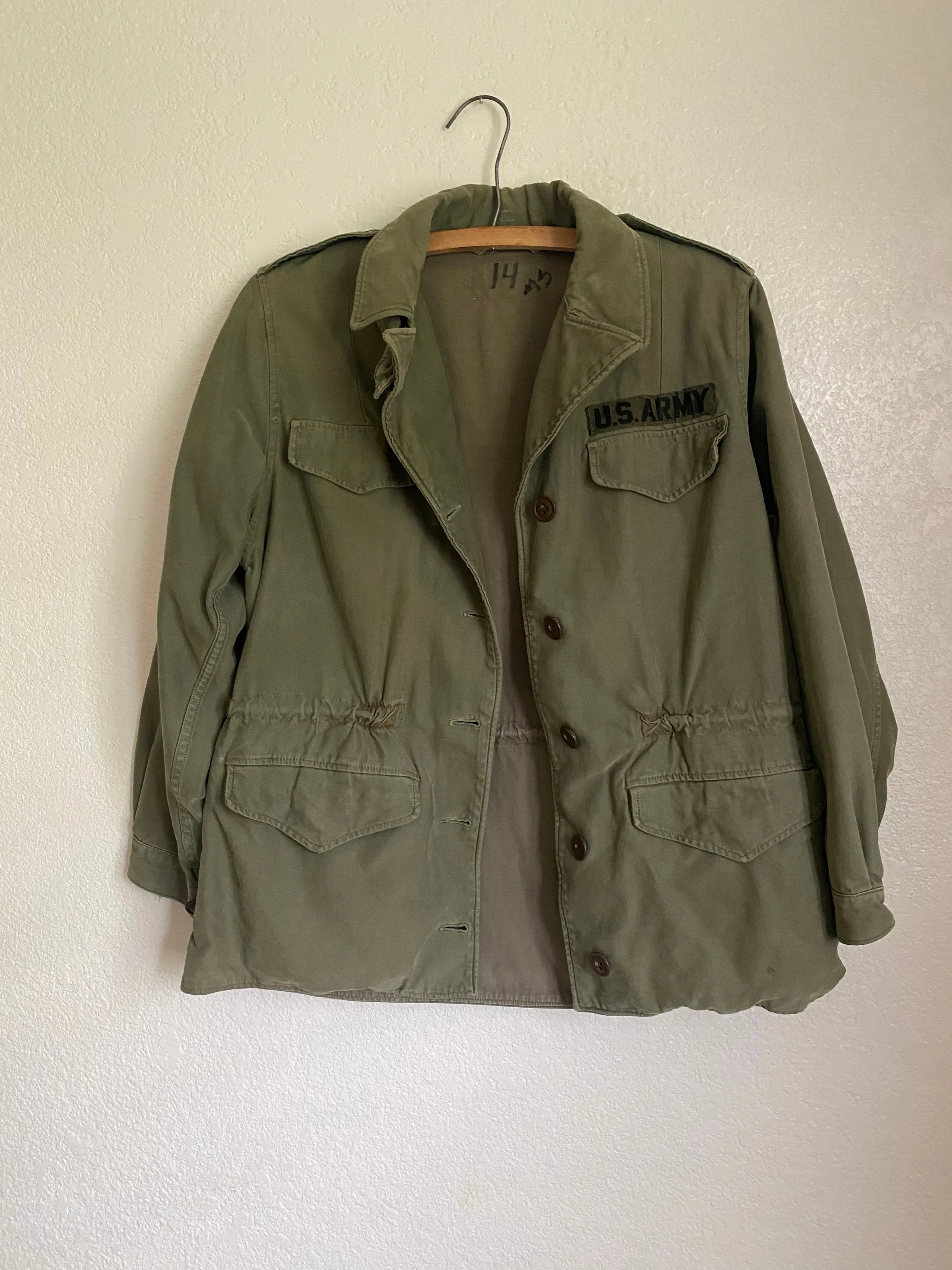 1970s Vietnam Era Women’s Army field coat OG107 small