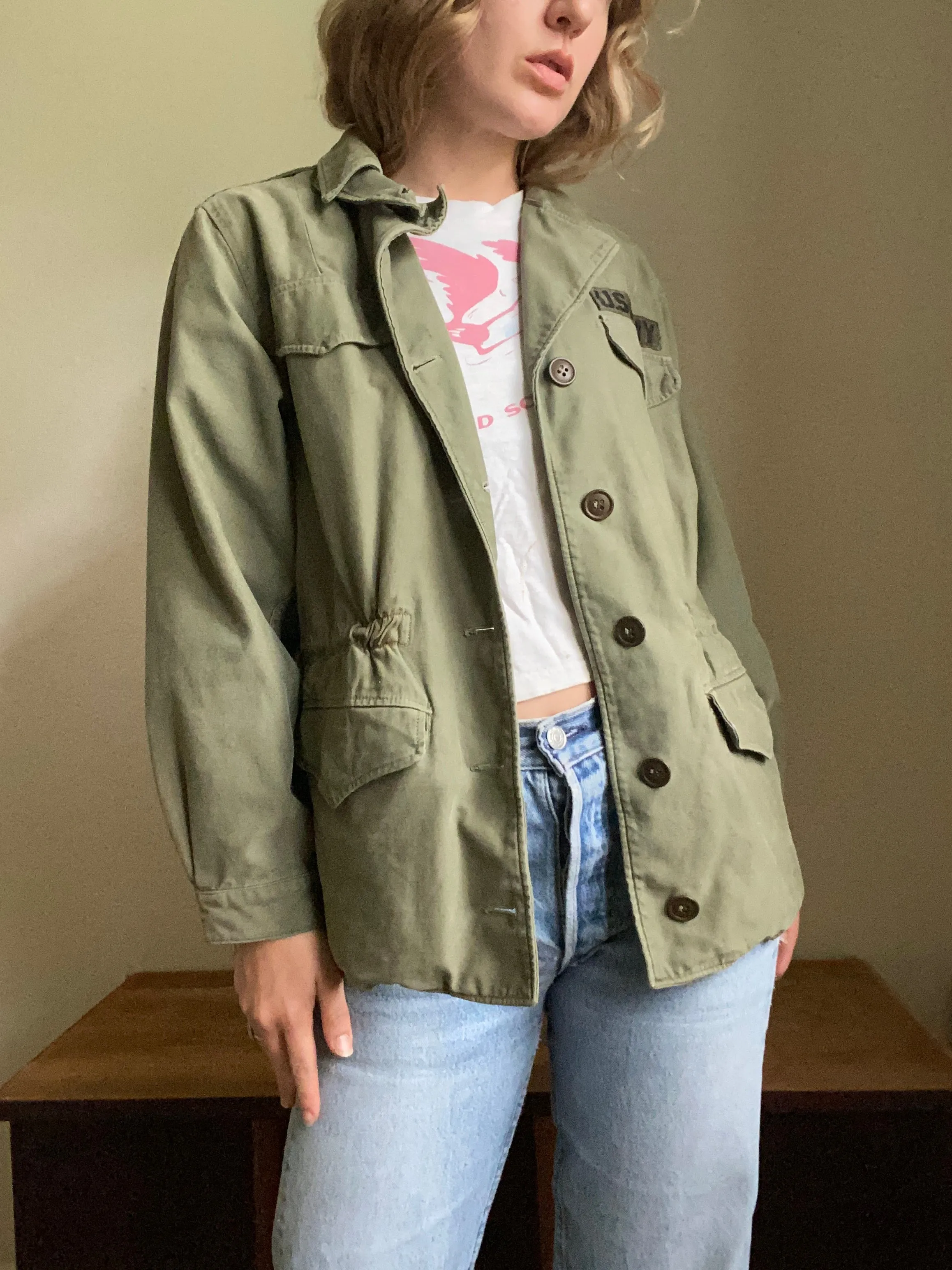 1970s Vietnam Era Women’s Army field coat OG107 small