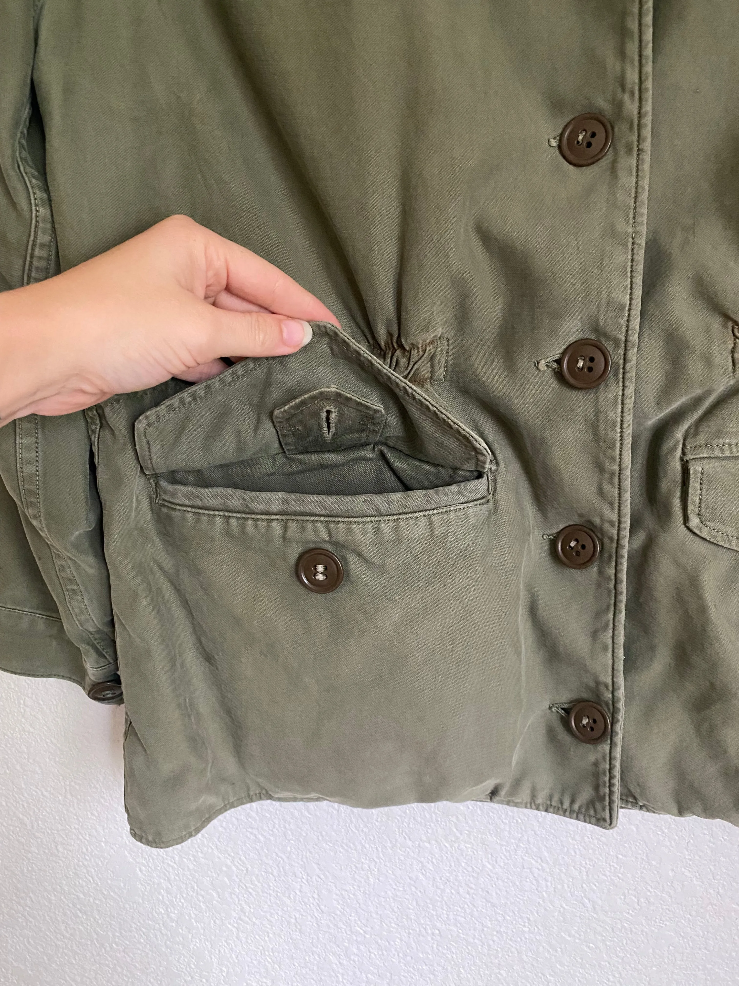 1970s Vietnam Era Women’s Army field coat OG107 small