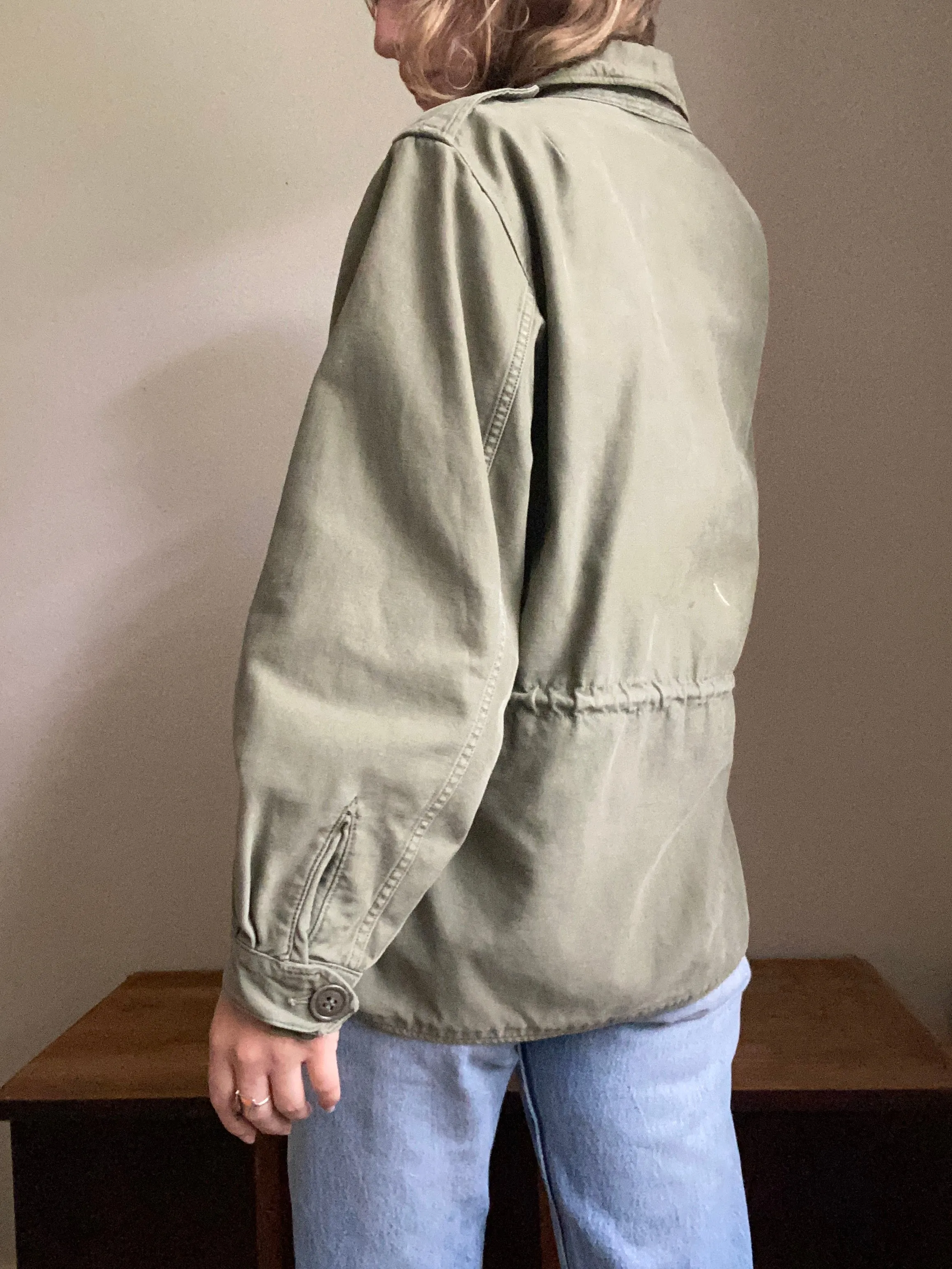 1970s Vietnam Era Women’s Army field coat OG107 small