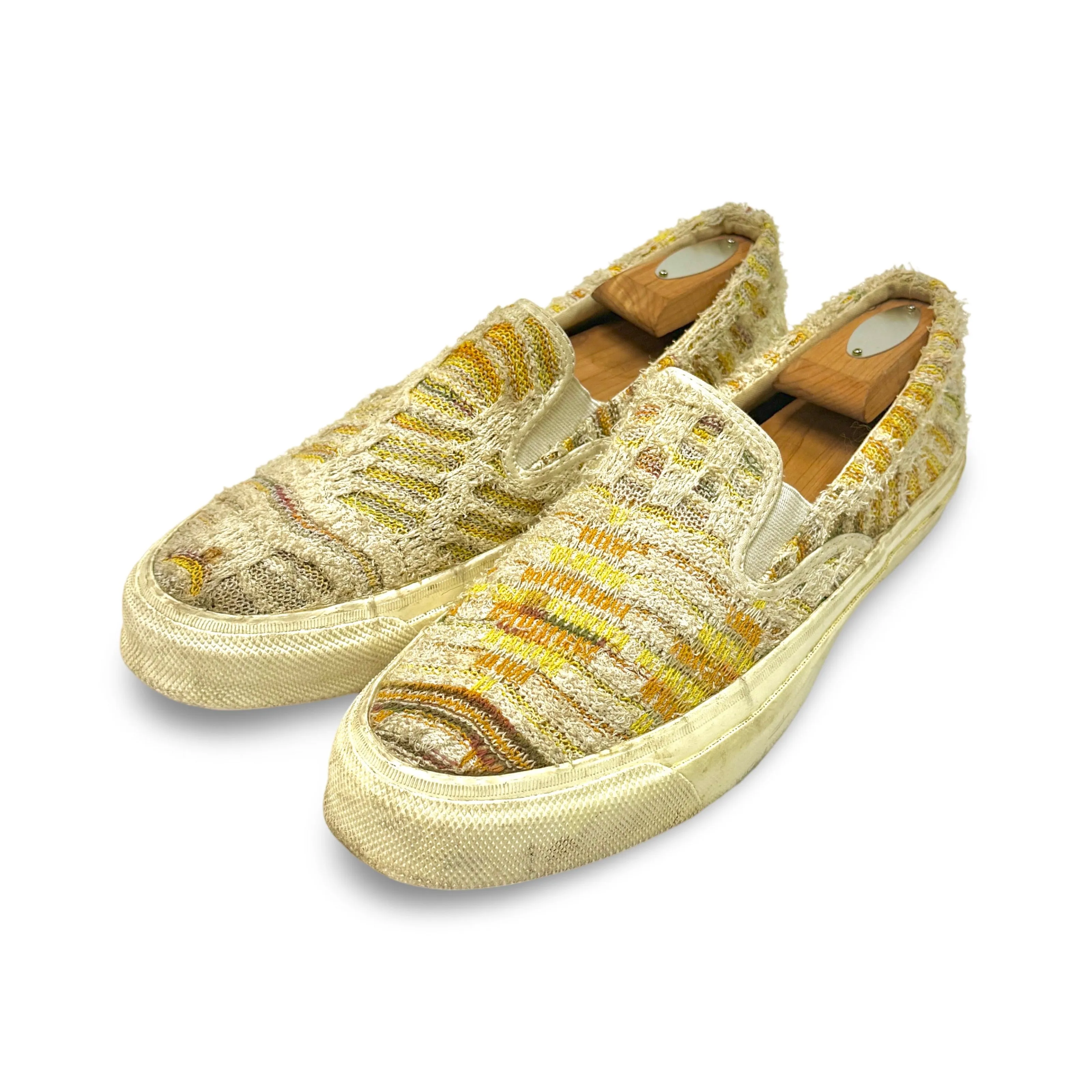 2000’S CONVERSE X MISSONI KNIT DECK STAR SLIP ON SHOES 9.5