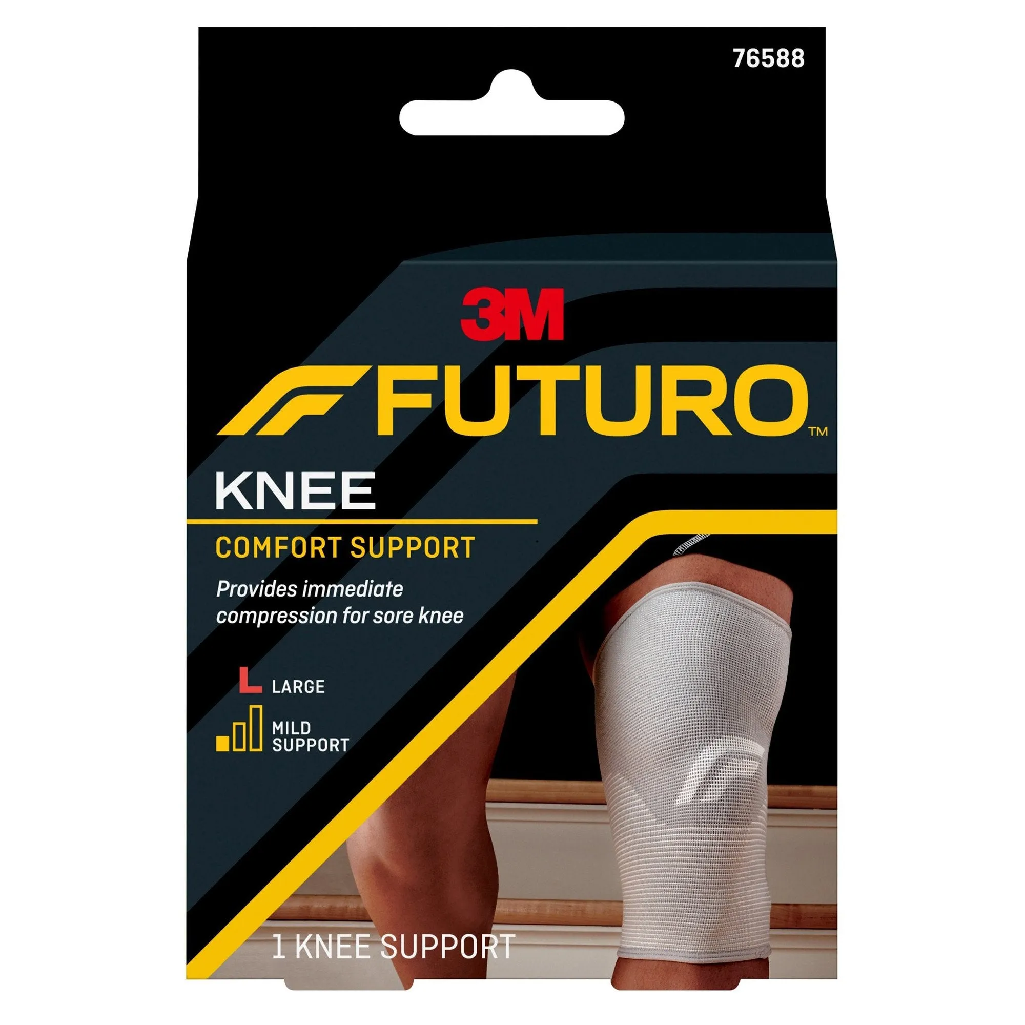 3M™ Futuro™ Comfort Lift™ Knee Support, Large, 1 Box of 3