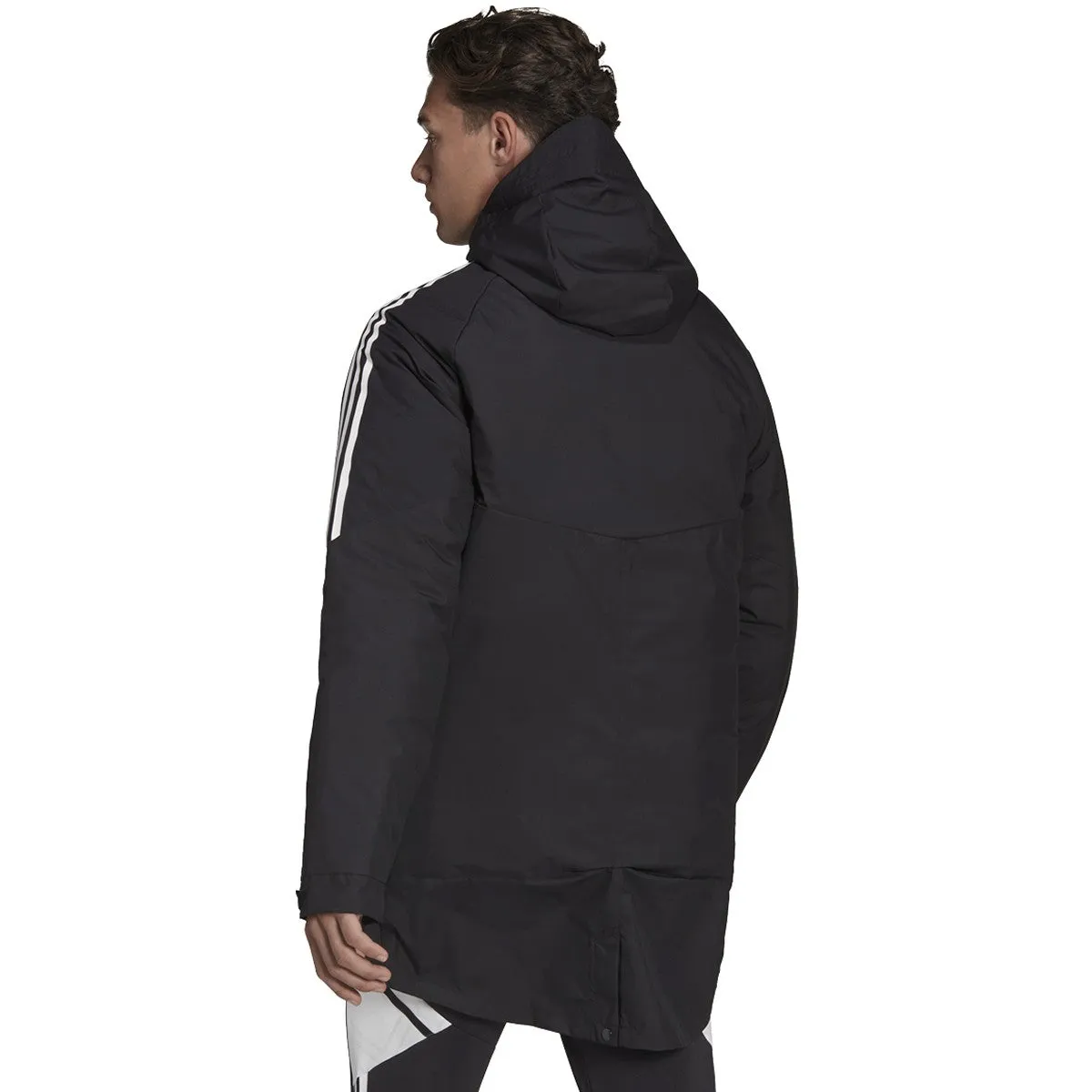 adidas Condivo 22 Stadium Parka Jacket H21252 BLACK/WHITE