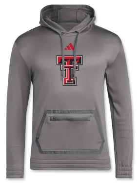 Adidas Texas Tech Team Issue "Locker Double T Logo" Pullover Hood