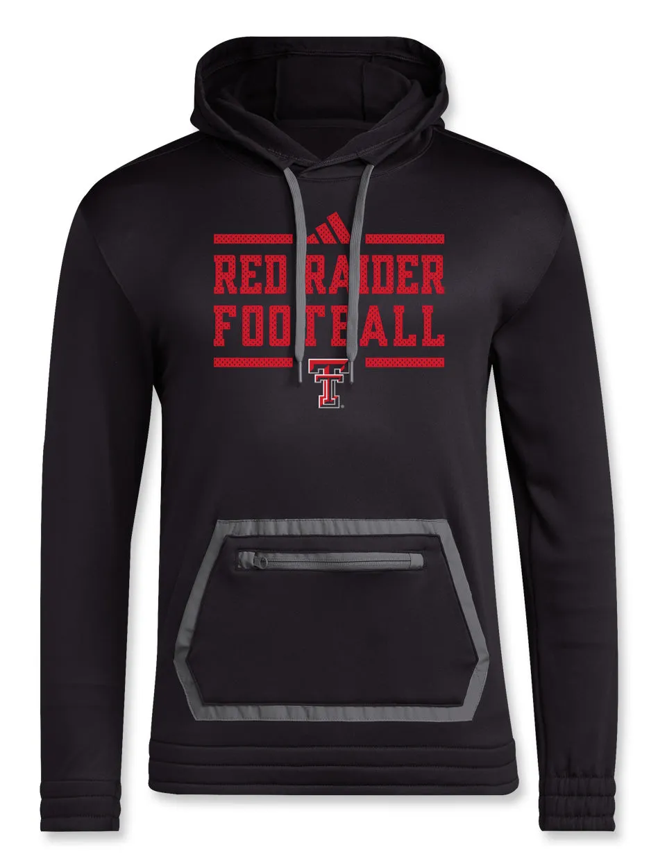 Adidas Texas Tech Team Issue "Locker Practice Football" 2024 Pullover Hood