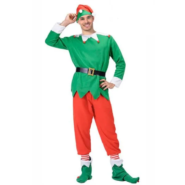 Adult Traditional Elf Man Costume