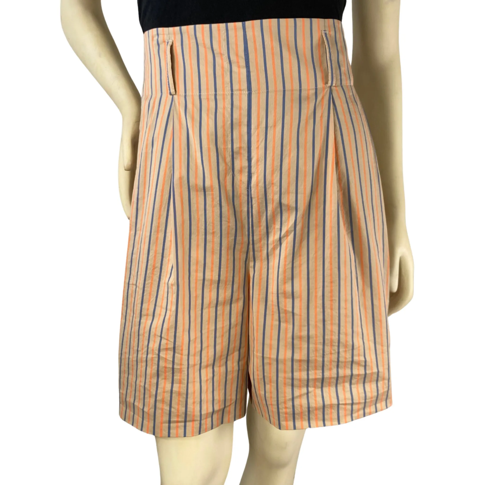 Akris Striped Bermuda Shorts