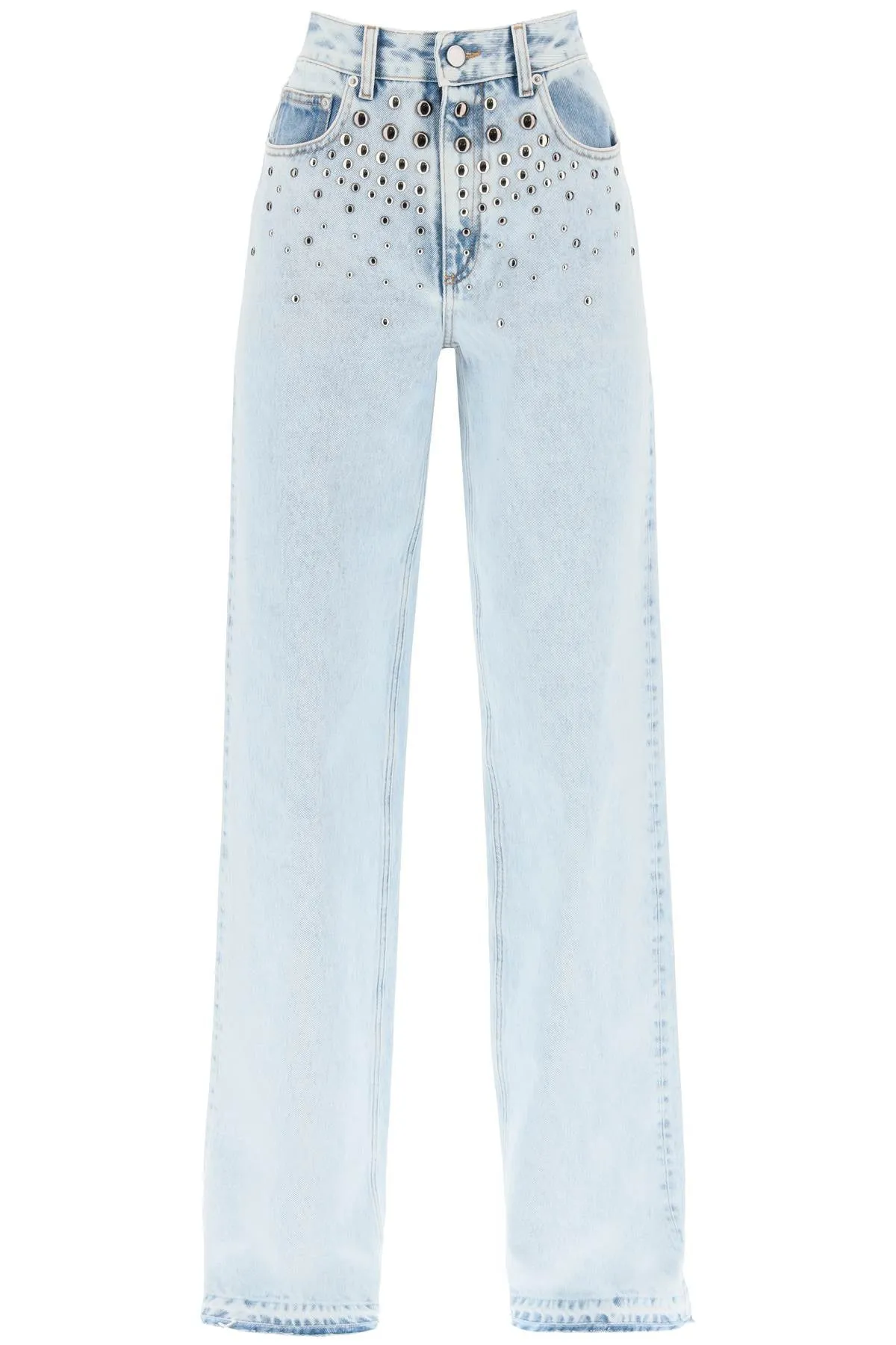 Alessandra Rich Jeans With Studs