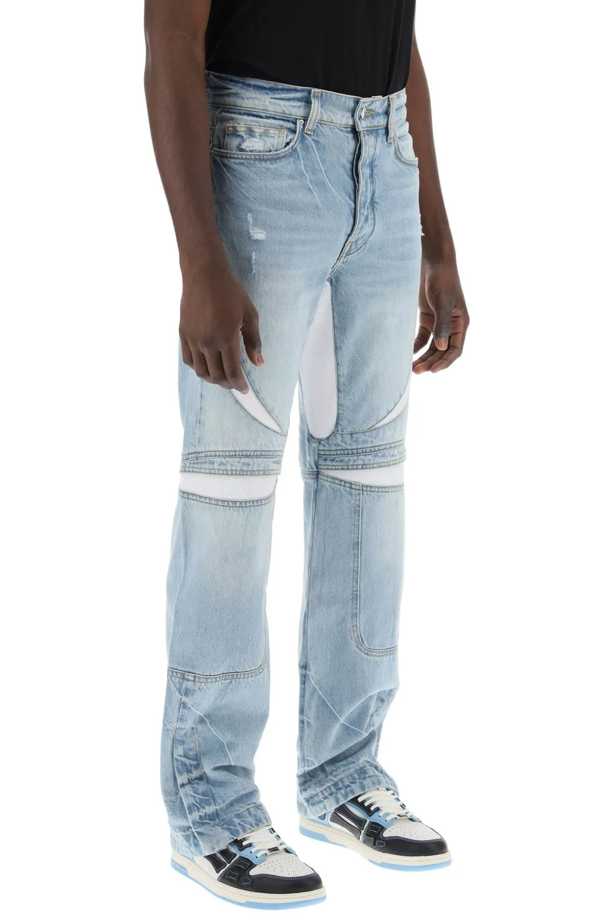 Amiri Mx-3 Jeans With Mesh Inserts