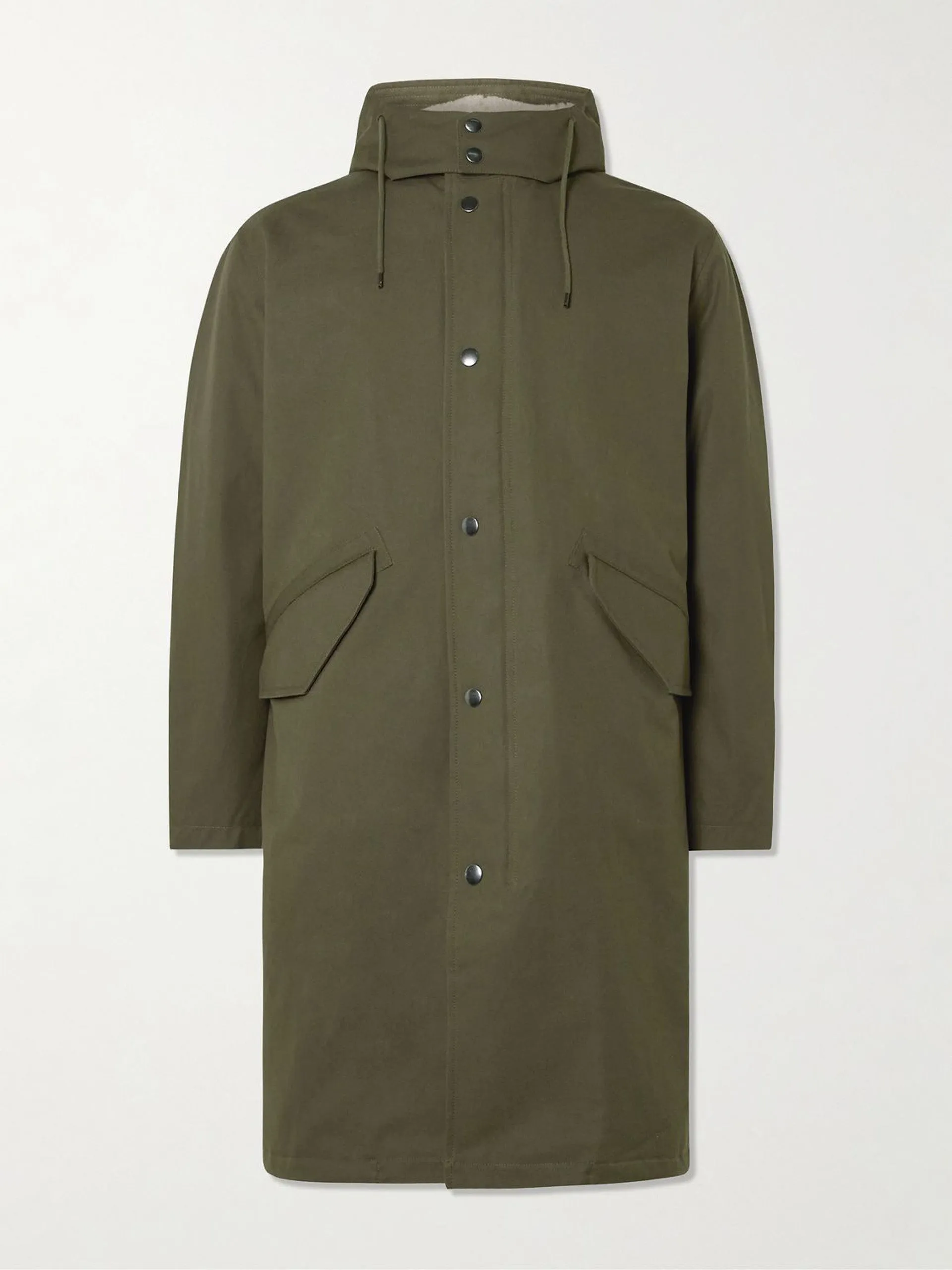 Antonin cotton-gabardine parka