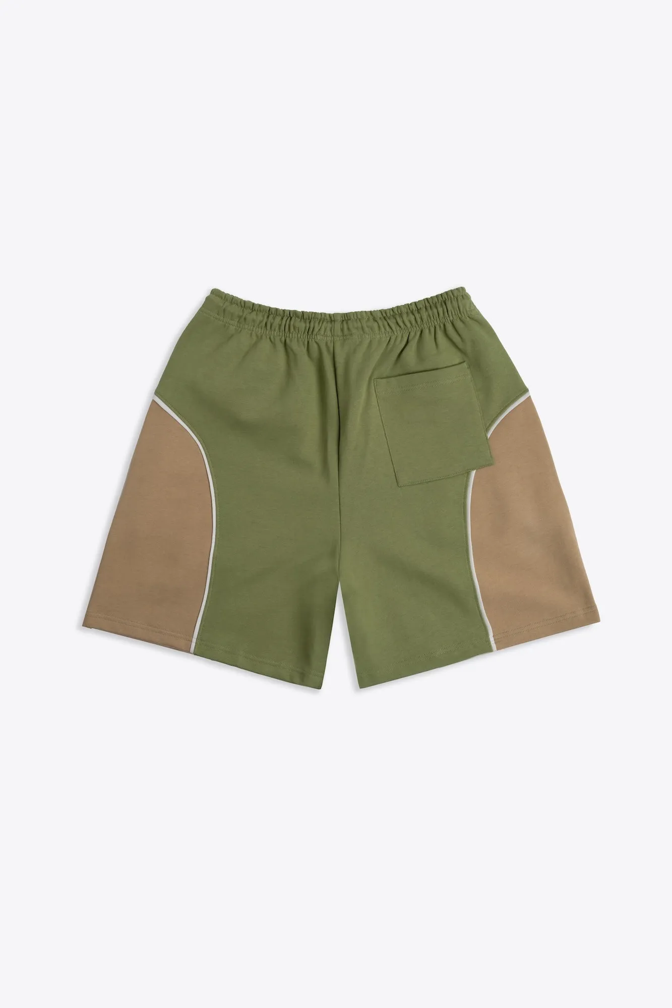 Arches Colorblocked Mid Shorts (Moss/Wheat)