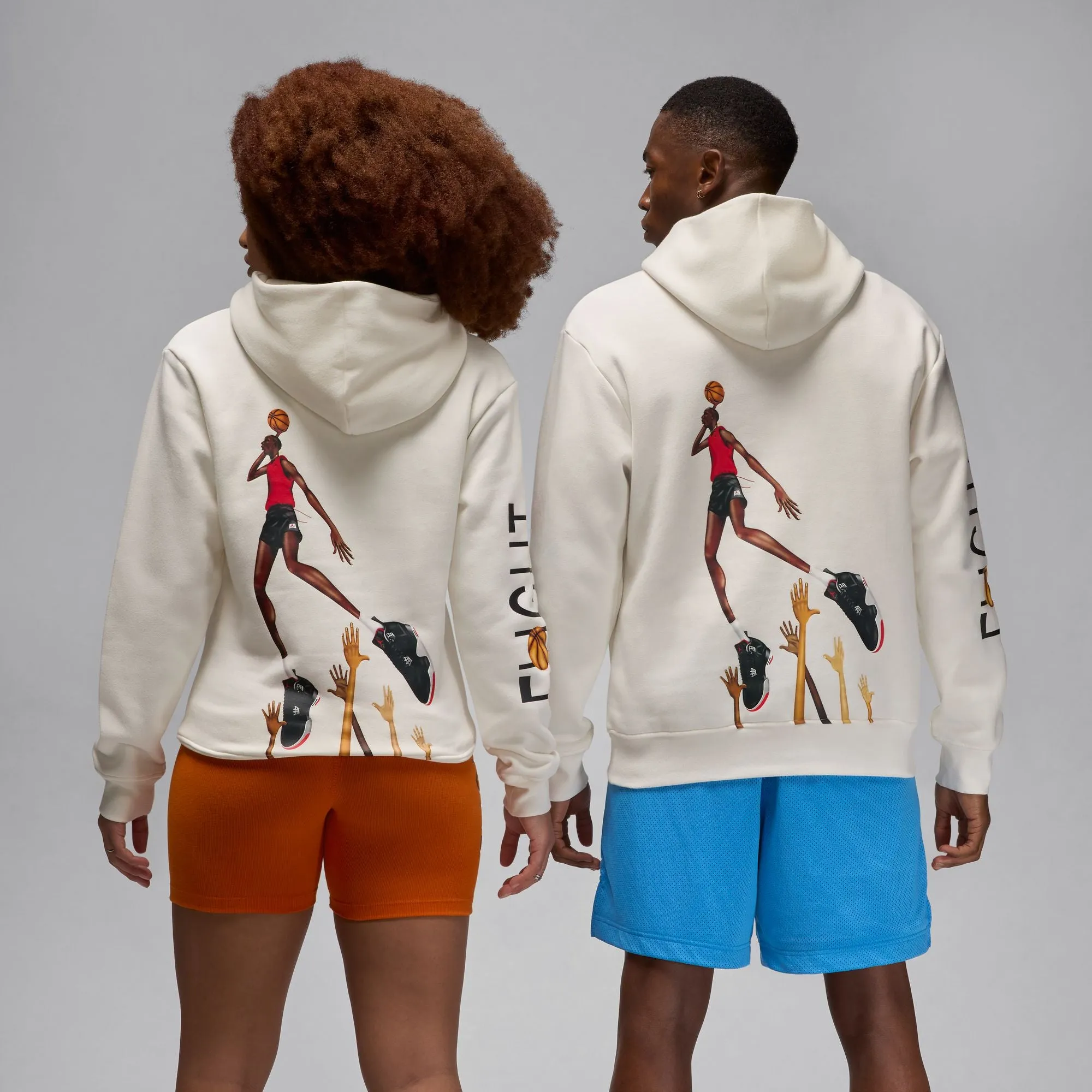 ARTIST FLEECE HOODIE DARIEN BIRKS "SAIL"