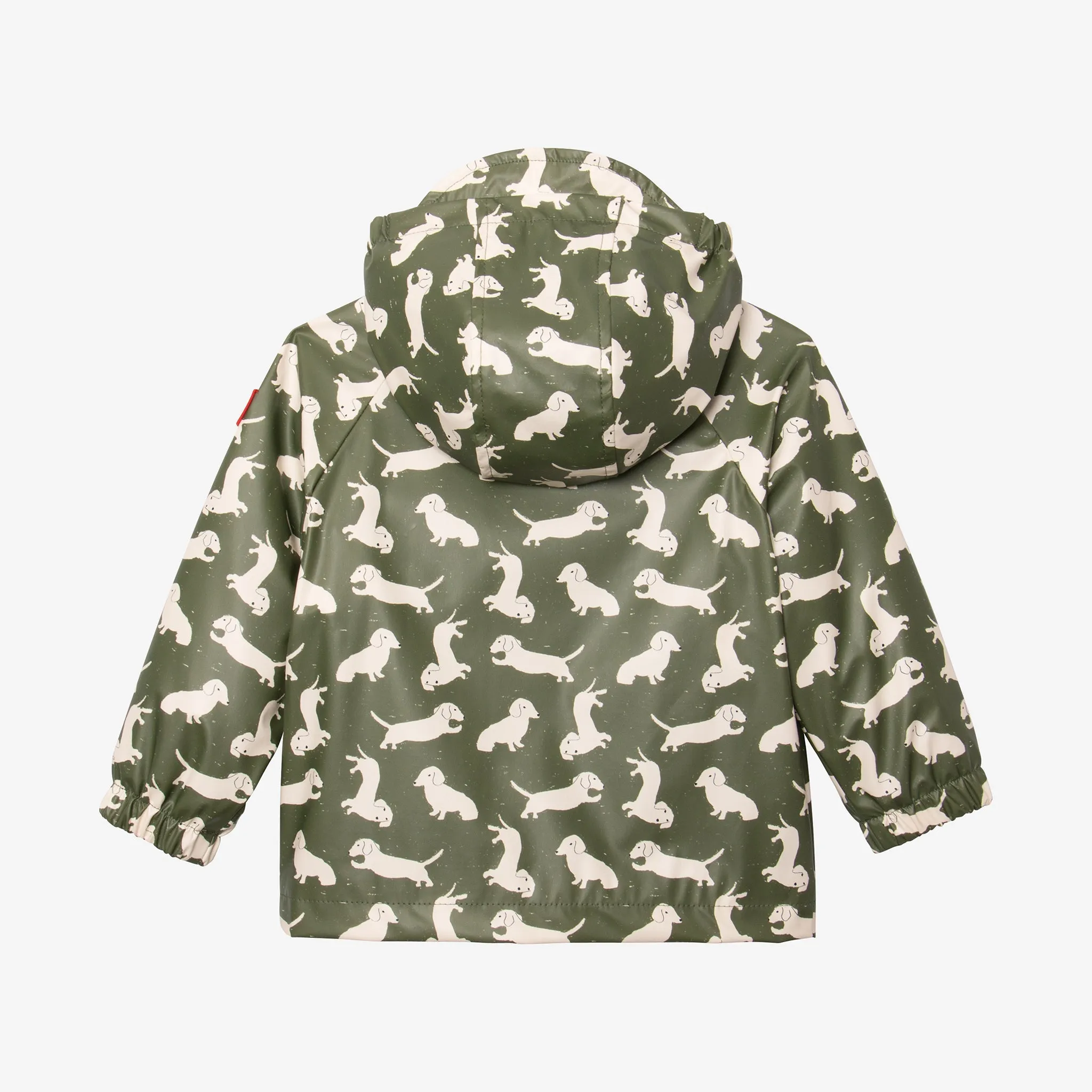 Baby boys' green raincoat