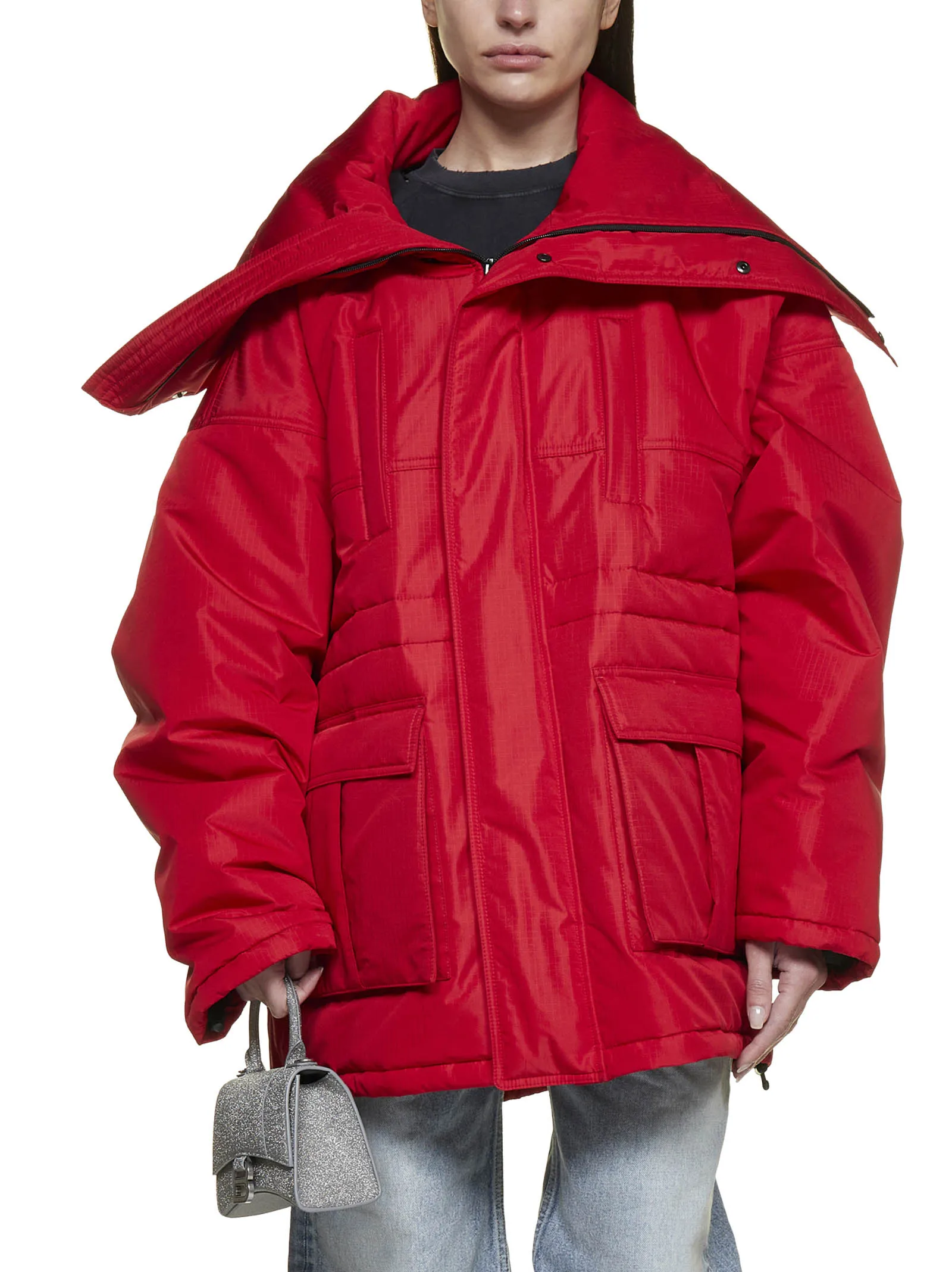 Balenciaga Technical Ripstop Oversized Parka