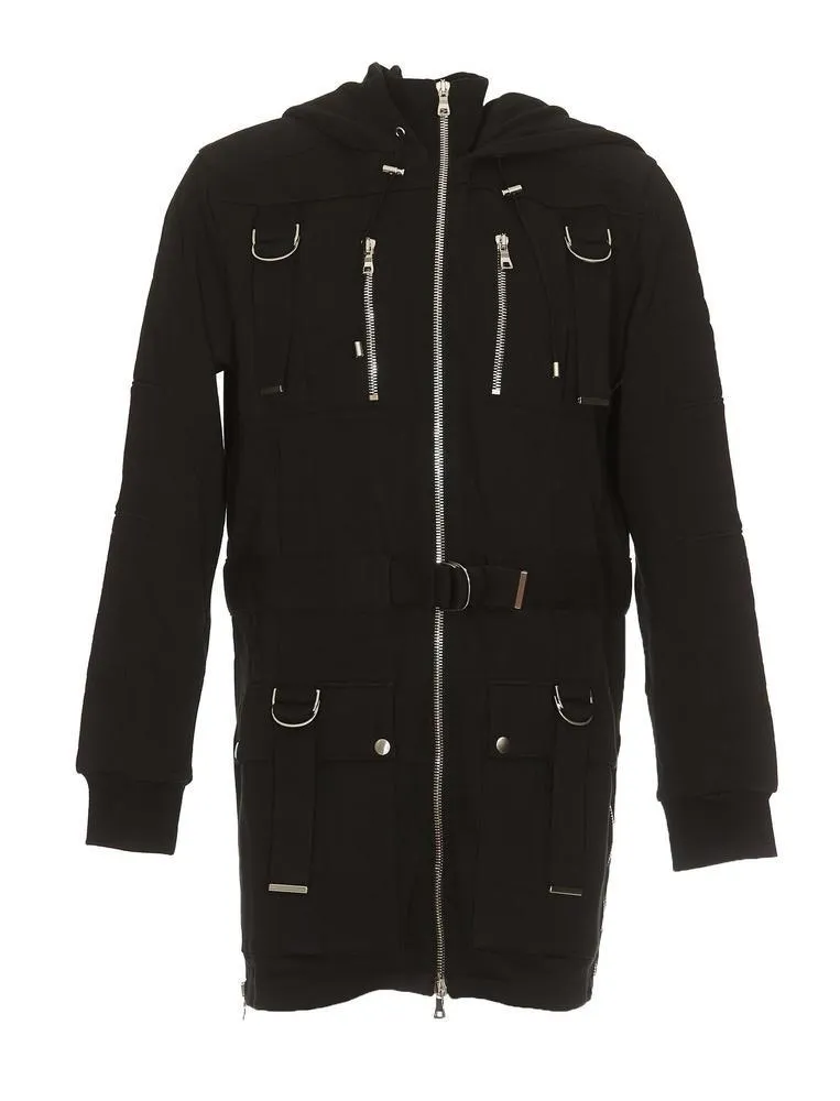 Balmain Hooded Zip-Up Parka