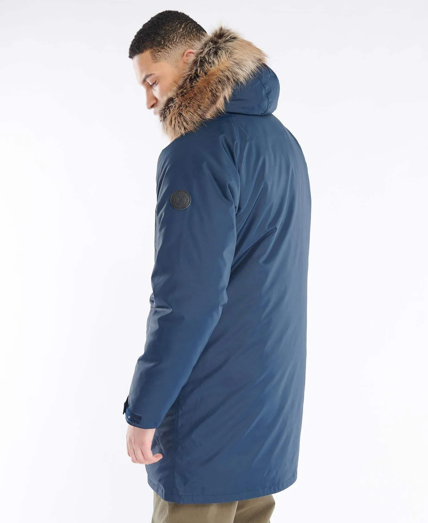 Barbour Úlpa - North Parka Showerproof - Navy