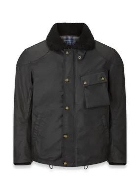 Belstaff Convoy Men's Waxed Cotton Jacket - Black