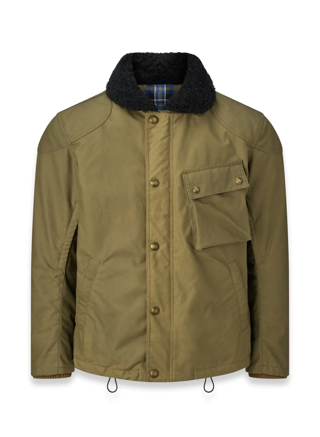 Belstaff Convoy Men's Waxed Cotton Jacket - Olive