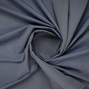 Blue Solid Chambray Cotton Fabric