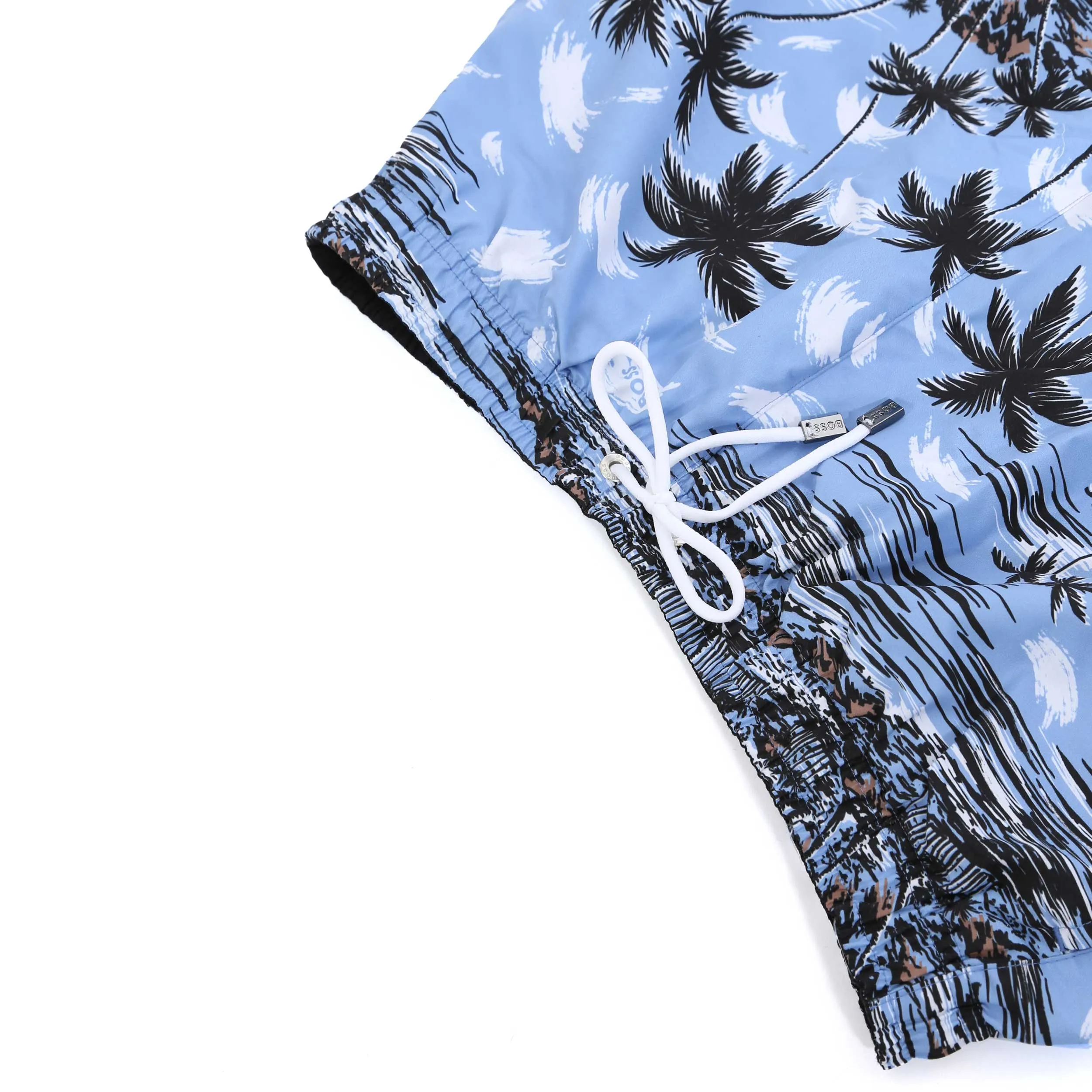 BOSS Springfish Swim Short in Sky Blue