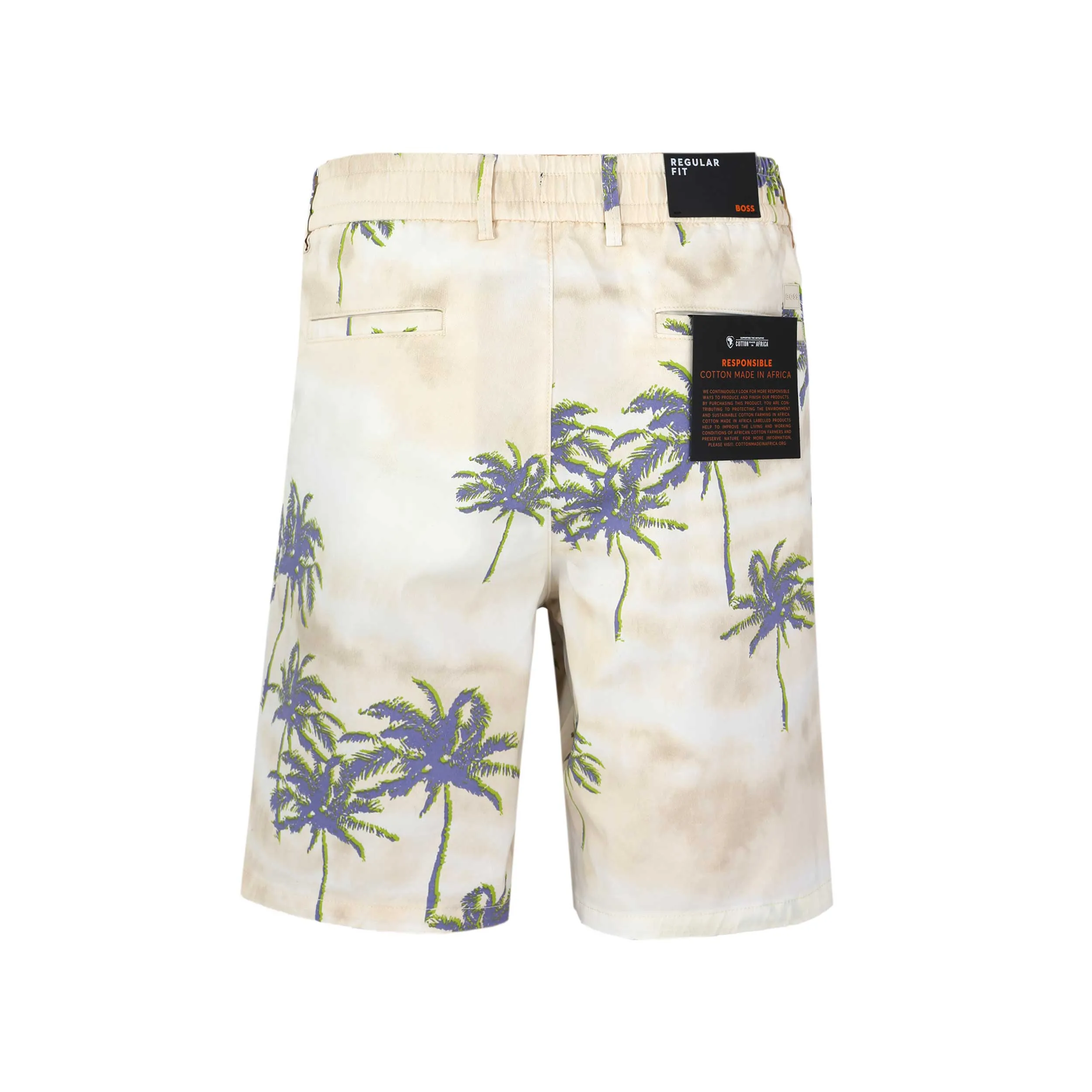 BOSS Taber Shorts Short in Light Beige Print