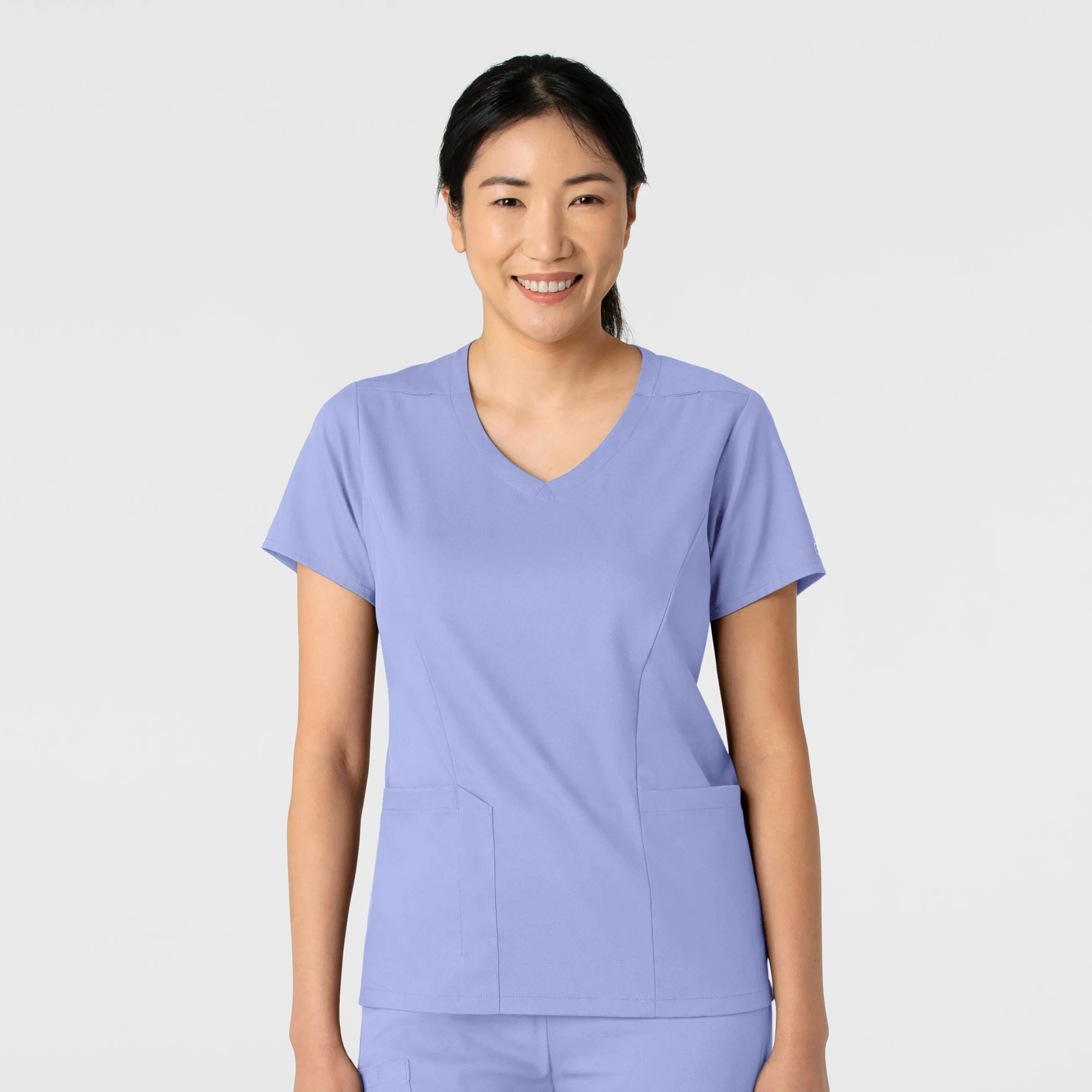 Boundless Womens 2Pocket VNeck Scrub Top (6251)