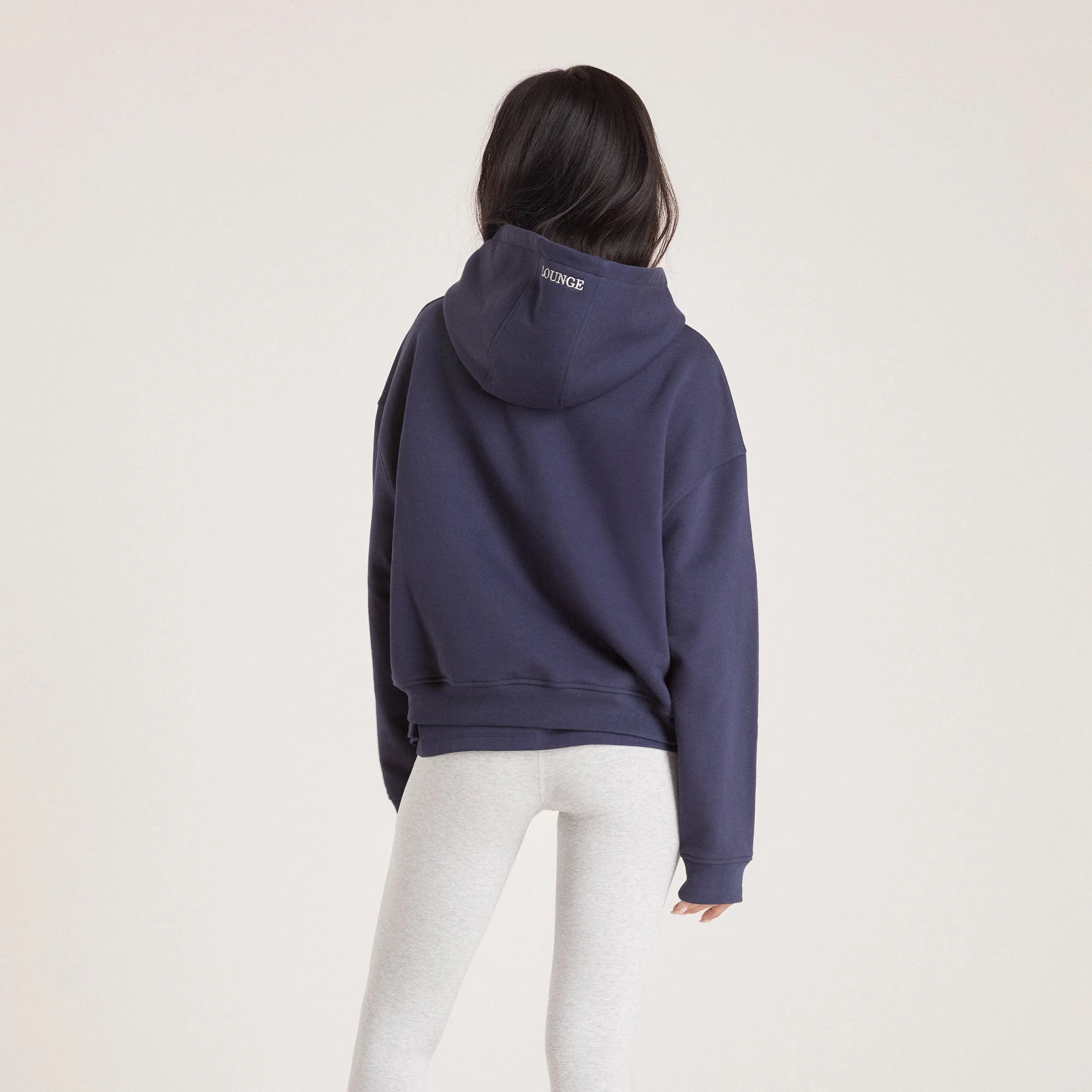 Boxy Hoodie - Ink Blue