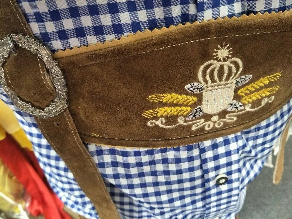 Brown Leather Lederhosen - Wolfgang