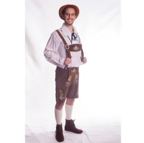 Brown Leather Lederhosen - Wolfgang