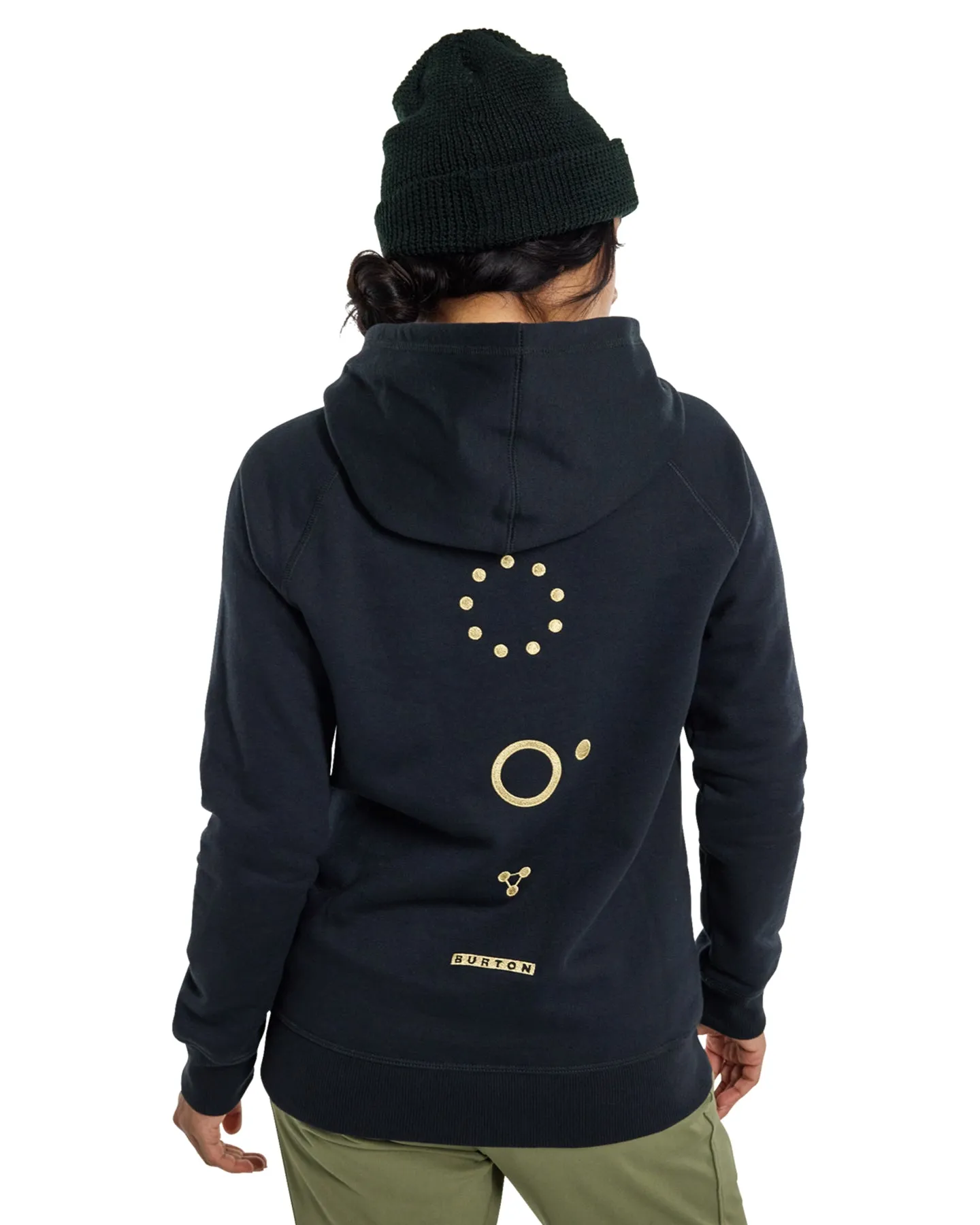 Burton Women's Family Tree 24 Pullover Hoodie - True Black