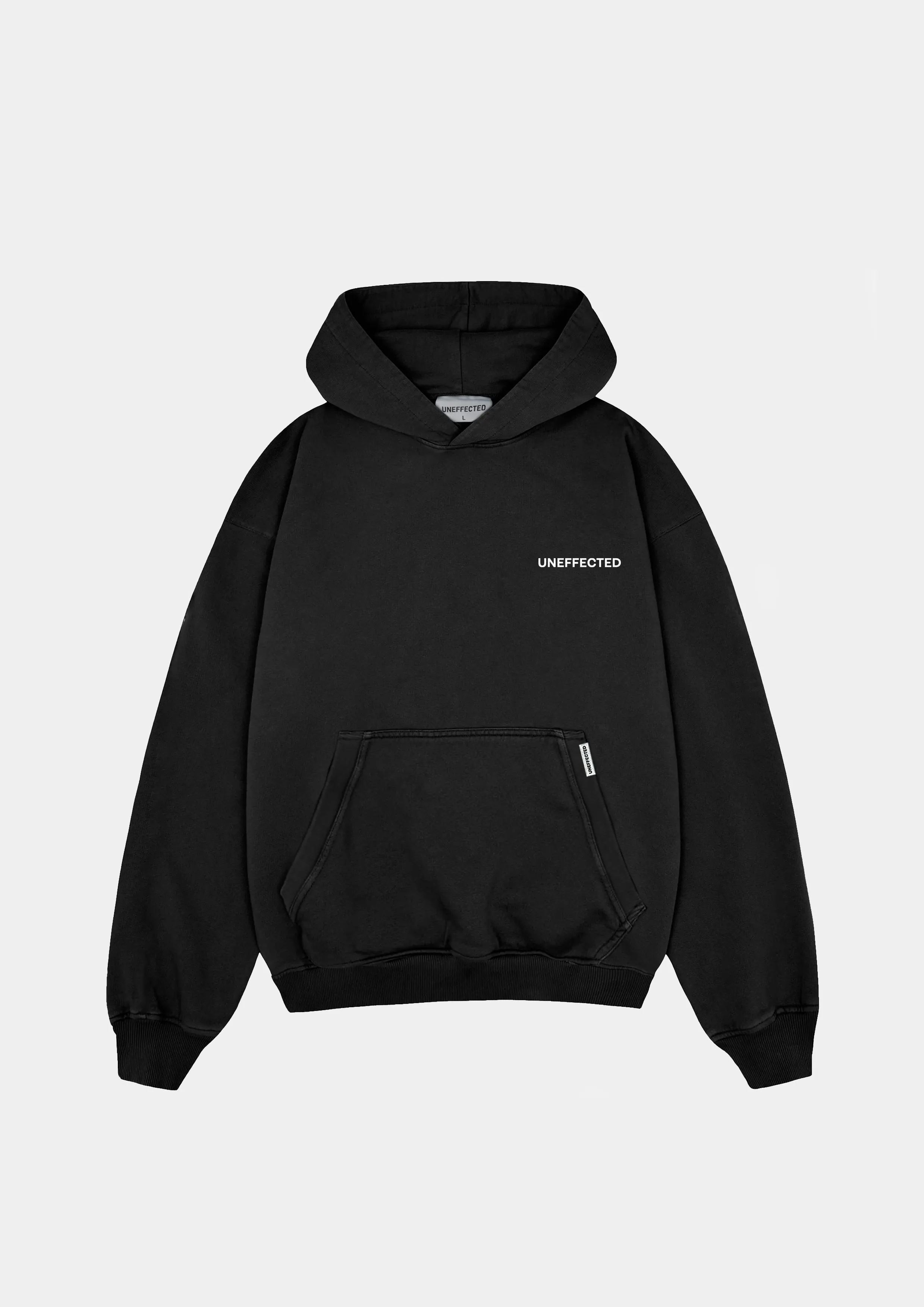 Butterfly Effect 480GSM Oversized Hoodie - Jet Black