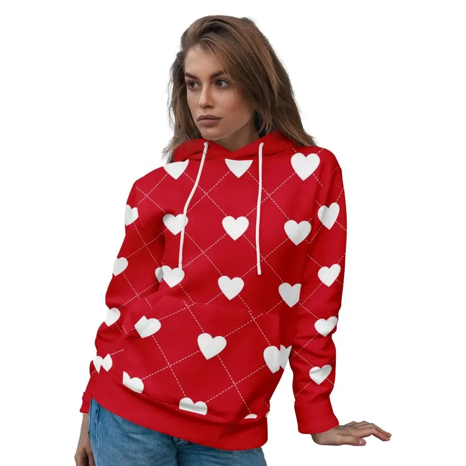 Buy One Get One,Personalized Premium Cotton Hoodie, High-Quality,Celebrate Valentine's Day Gift,PR045-24020018-1