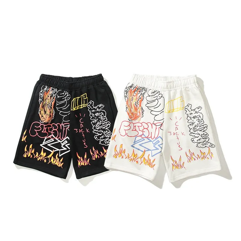 Cactus Fire Shorts