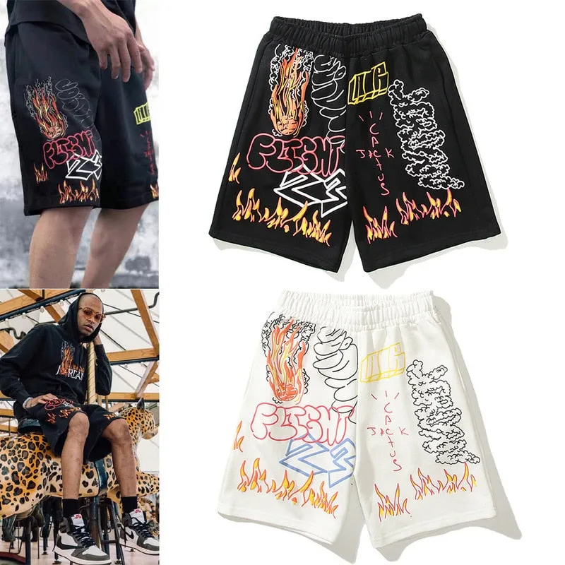 Cactus Fire Shorts