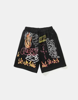 Cactus Fire Shorts