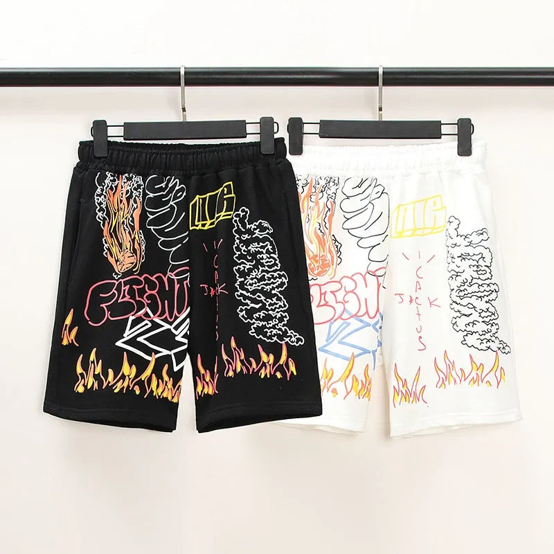 Cactus Fire Shorts