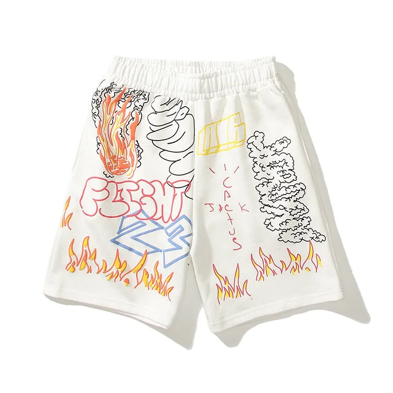 Cactus Fire Shorts