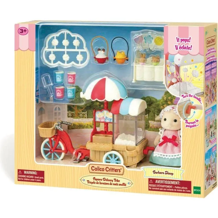 Calico Critters Popcorn Trike, Dollhouse Playset with Figure and Accessories