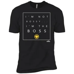 Captain Marvel Not Bossy I'm The Boss Men Short Sleeve T-Shirt