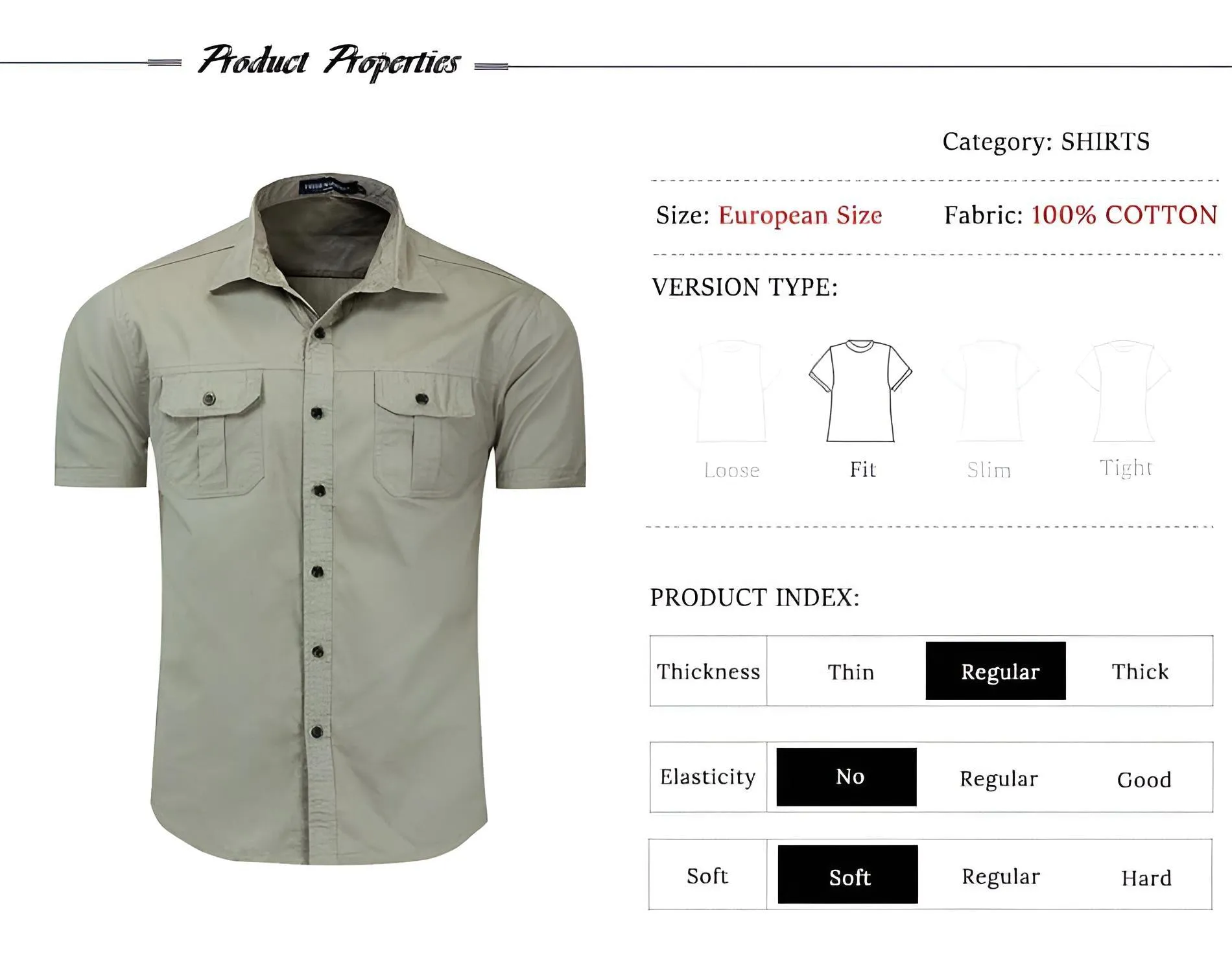 Cargo Shirts For Men