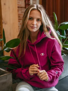 CHAMPION BOYFRIEND PULLOVER HOODIE  - CLEARANCE