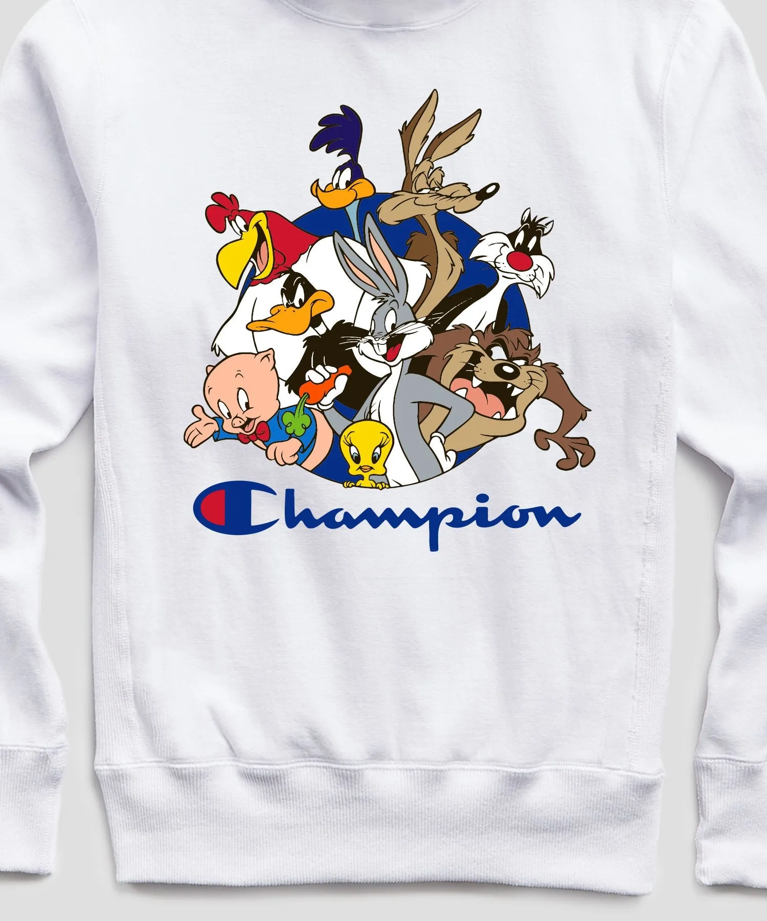 Champion   Looney Tunes All Tunes Hoodie in White