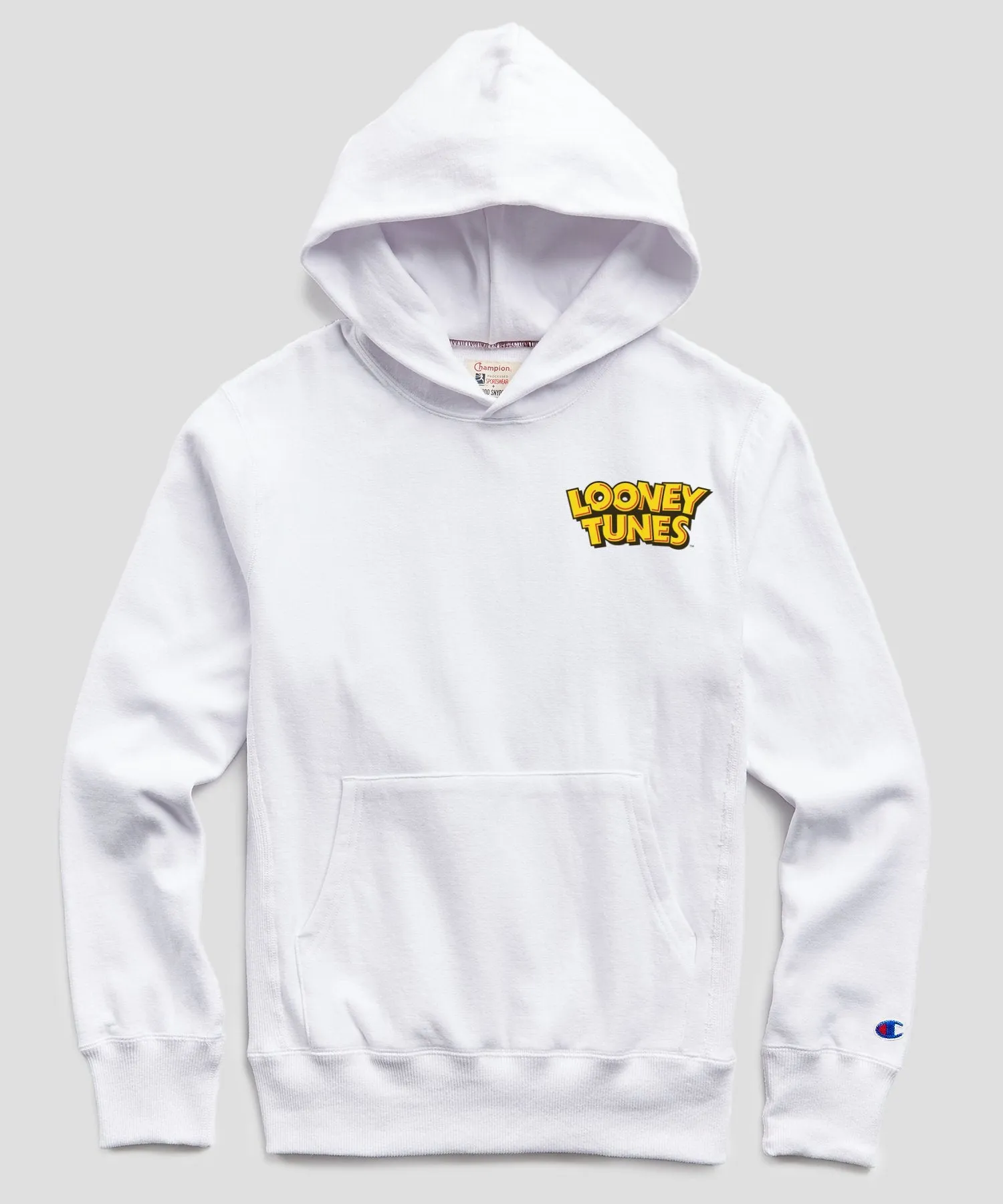 Champion   Looney Tunes All Tunes Hoodie in White