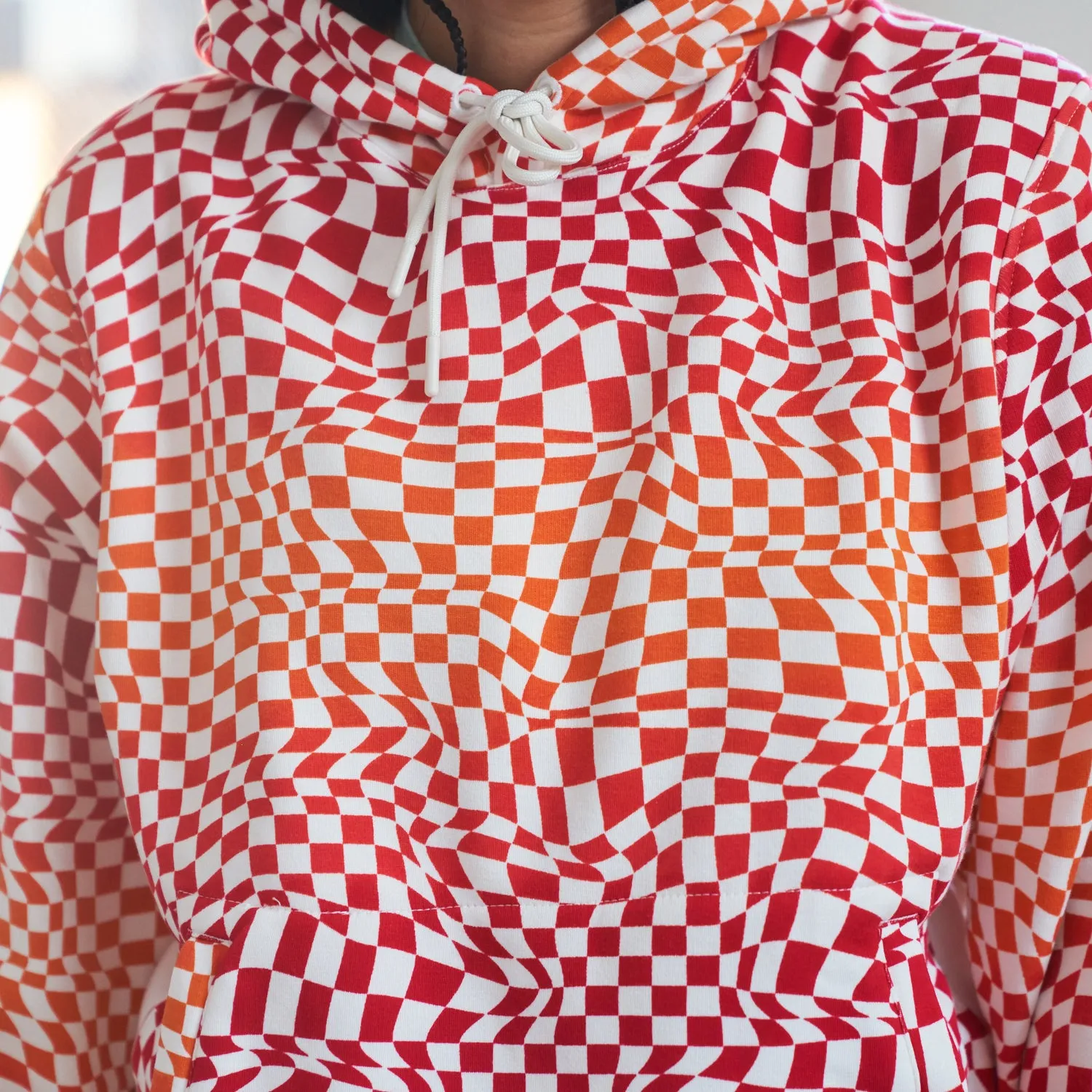 Checkerboard Gradient Chilluxe Hoodie