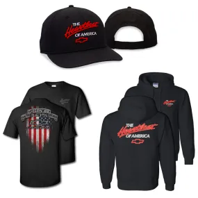 Chevrolet Heartbeat of America Hoodie, Tee, and Hat Bundle