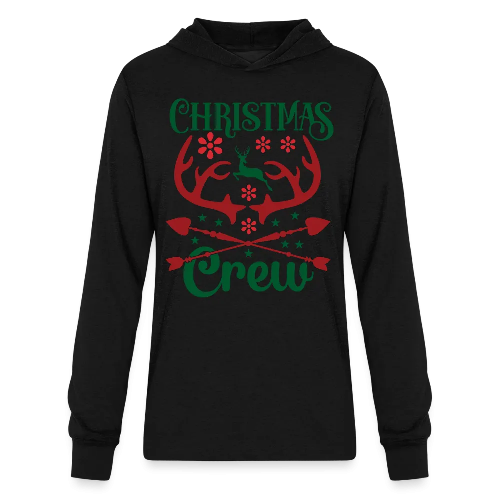 Christmas Crew Hoodie Shirt - Reindeer Antlers & Hearts